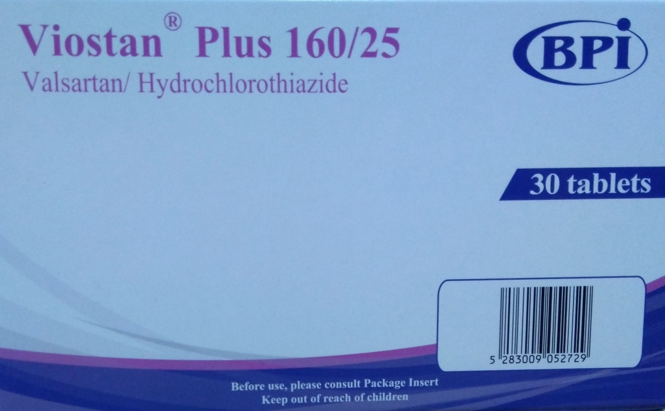 Viostan Plus 160/25mg